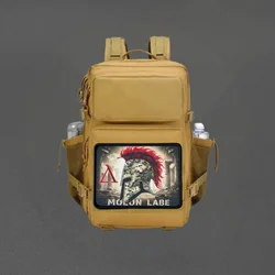 Spartan parche táctico camuflaje calavera con velcro para mochila