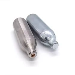 Cartucho de CO2 recargable de acero inoxidable para sifón y sodas
