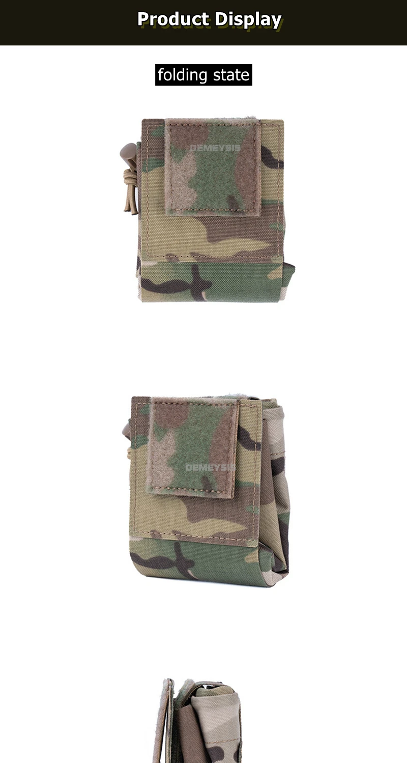 Bolsa de almacenamiento táctica para actividades al aire libre