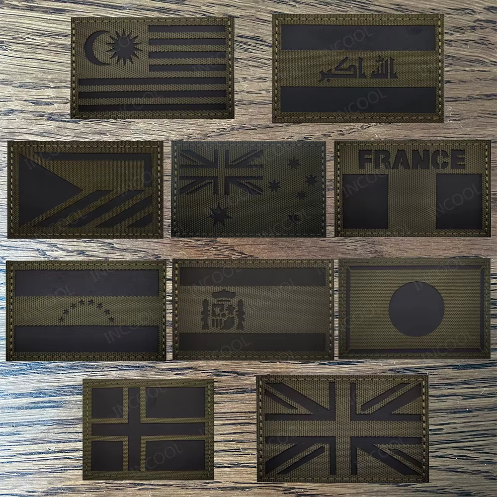 Parche táctico reflectante bandera velcro MOLLE - imagen 4