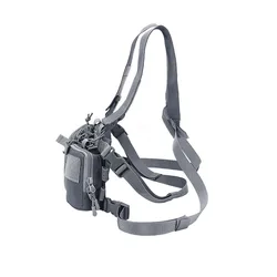 Chaleco táctico camuflaje para caza MOLLE con correa de hombro