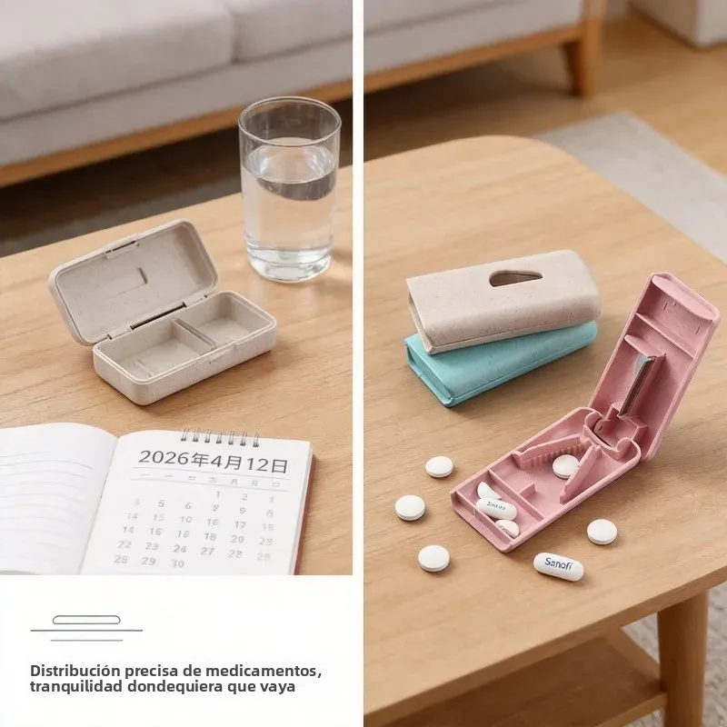 Dispensador de pastillas multifunción con caja y cortador doméstico - imagen 2