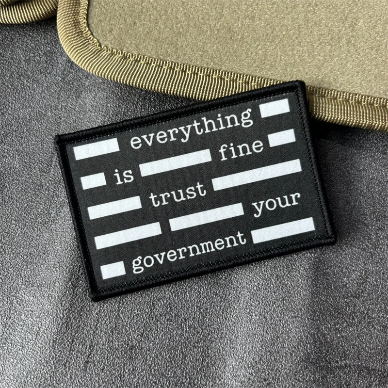 Parche táctico militar gancho bucle estampado moral mochila - imagen 2