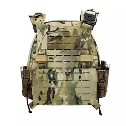 Chaleco táctico MOLLE camuflaje antidesgaste liberación rápida