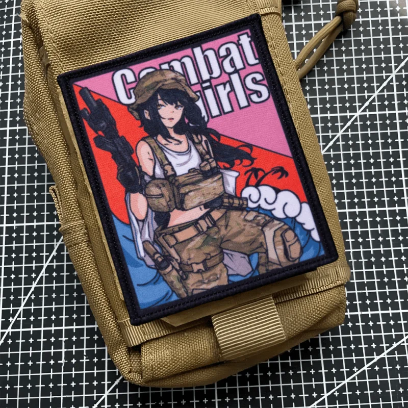 Gold Coast Morale Parche táctico anime de gancho y bucle para mochila - imagen 3