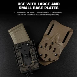 G-Code RTI Adaptador Funda Pistola Montaje Pierna Táctico