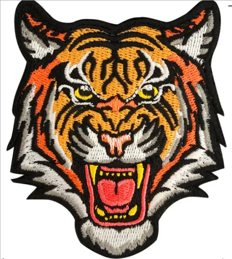 Parche de tigre en detalle