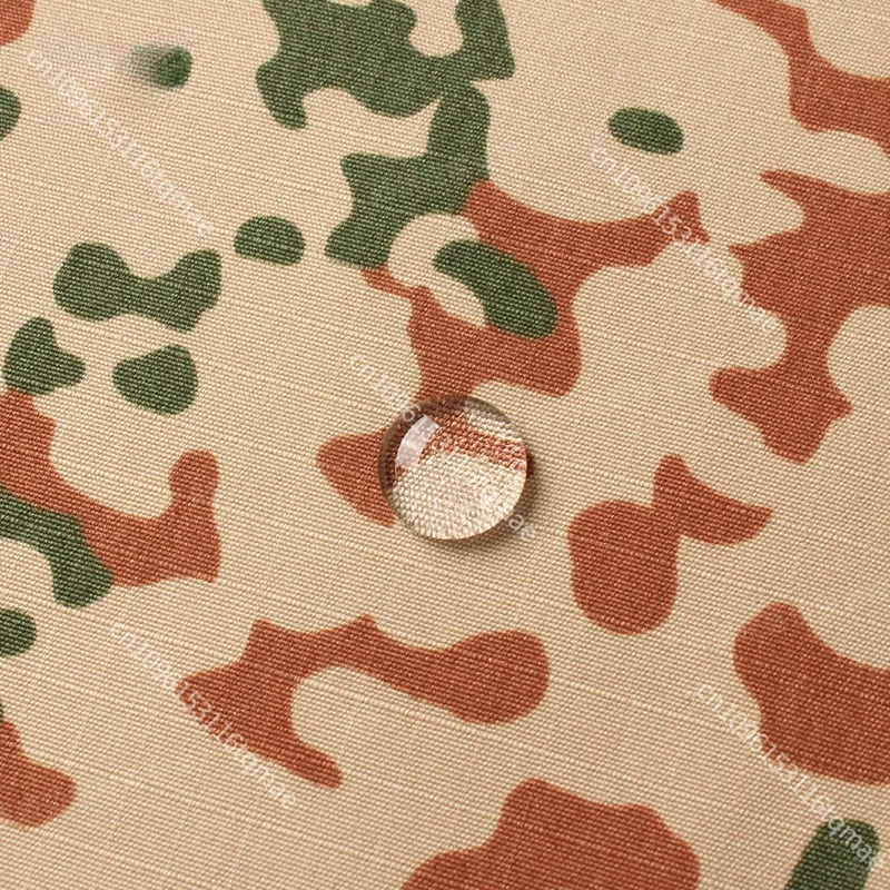 Tela de camuflaje táctico danés M84 nylon y algodón impermeable IR - imagen 5
