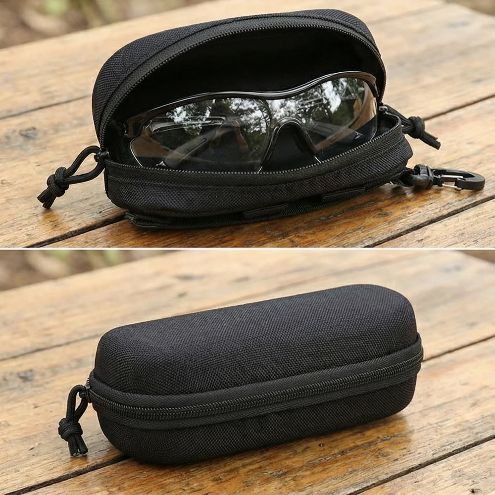 Estuche táctico para gafas con funda MOLLE antichoque de nailon - imagen 3