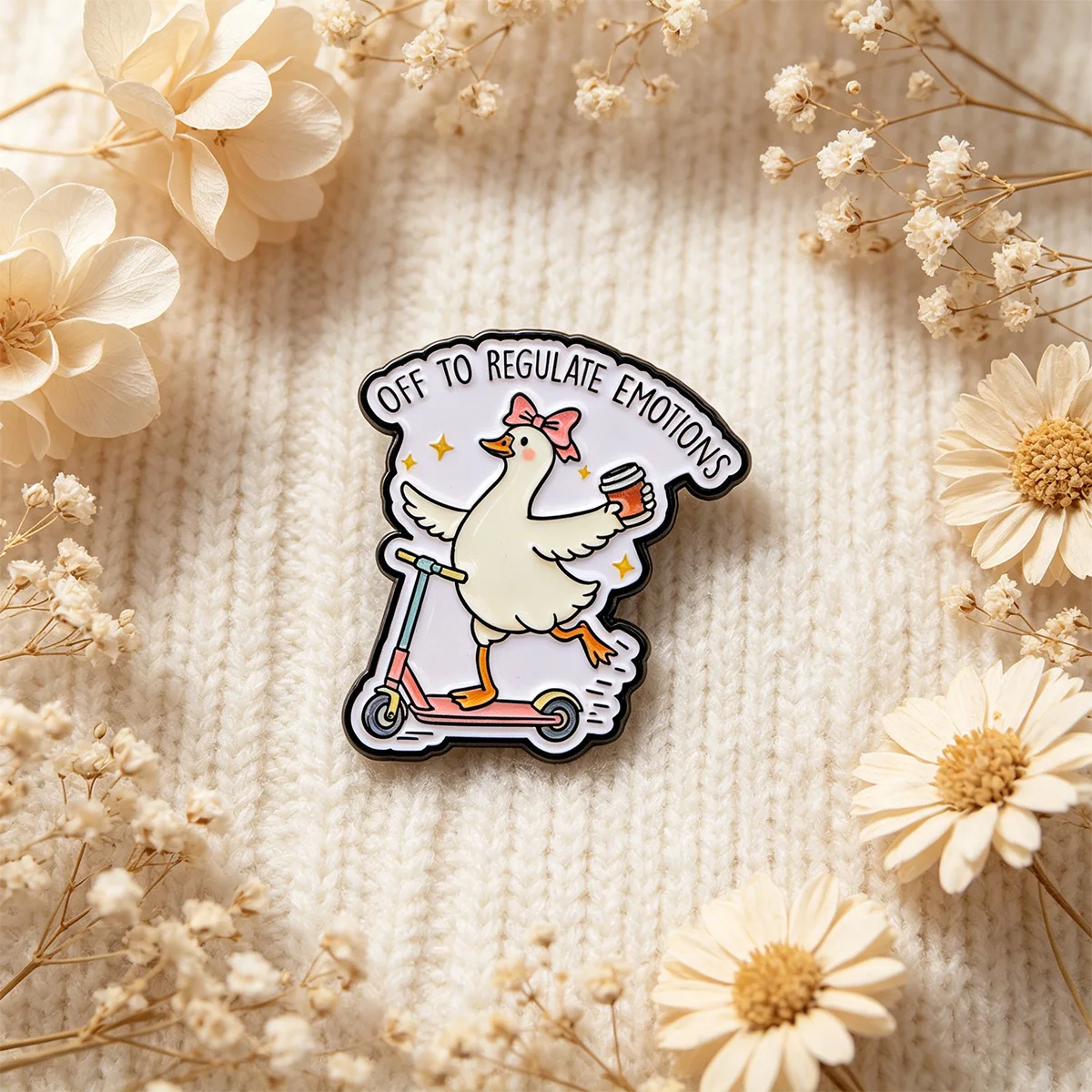 Pin táctico de metal esmalte pato para mochila y sombrero duradero - imagen 5