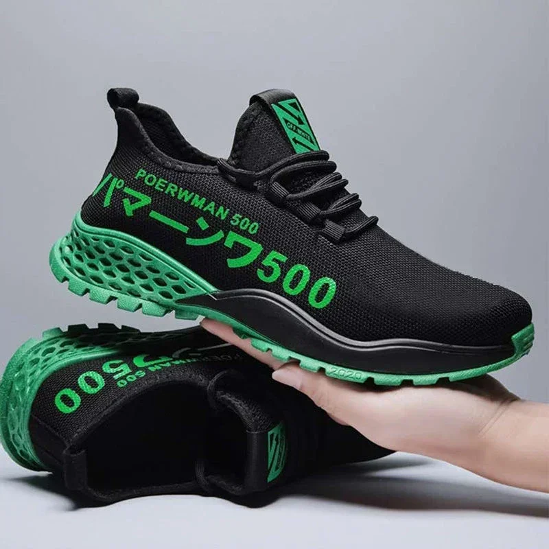 Zapatillas running hombre malla transpirable – Suela amortiguada para correr - imagen 3