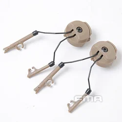 FMA soporte auriculares casco táctico Comtec con riel arco
