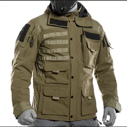 Ninja Mark 5 Chaqueta Táctica Hombre Gruesa Cortavientos Senderismo