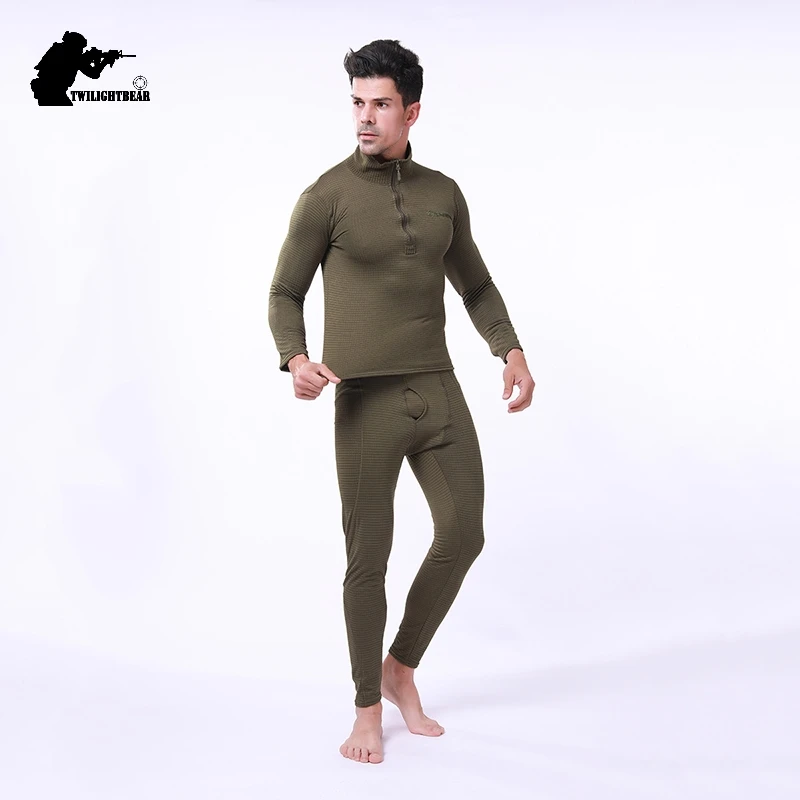Ropa interior térmica hombre forro polar secado rápido táctico - imagen 5