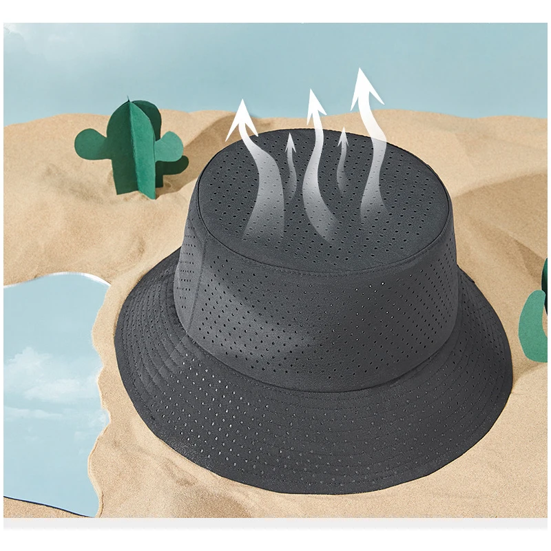 Gorra pescador táctica de malla secado rápido para exterior - imagen 2