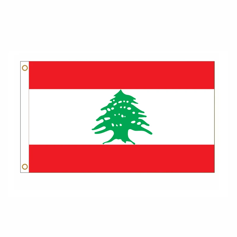 Bandera táctica Líbano poliéster resistente - imagen 2