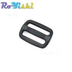 Hebilla tri-glide ajustable plástico negro 1 pulgada correas mochila