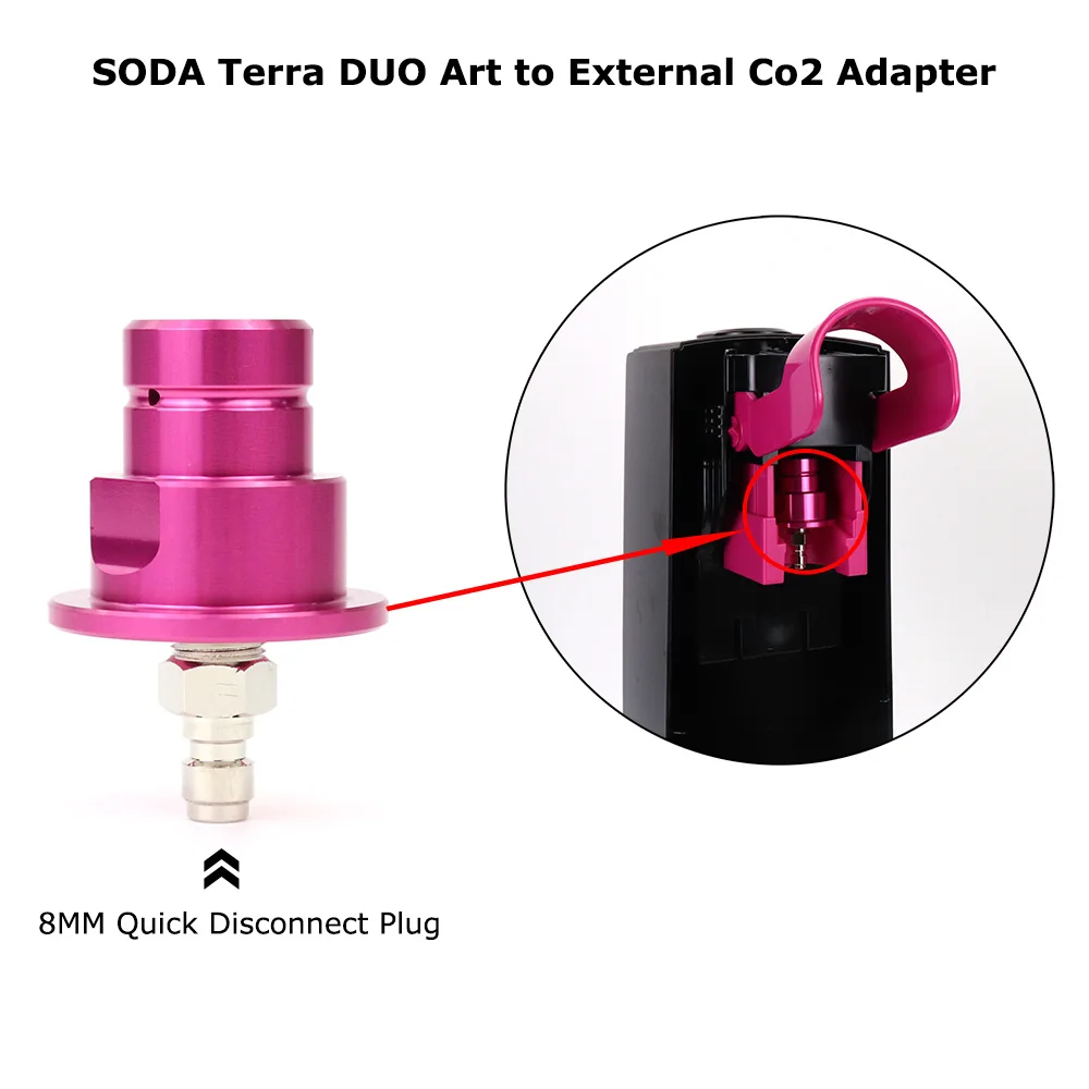 Adaptador llenado CO2 Sodastream Terra Duo – Conector W21.8 CGA320