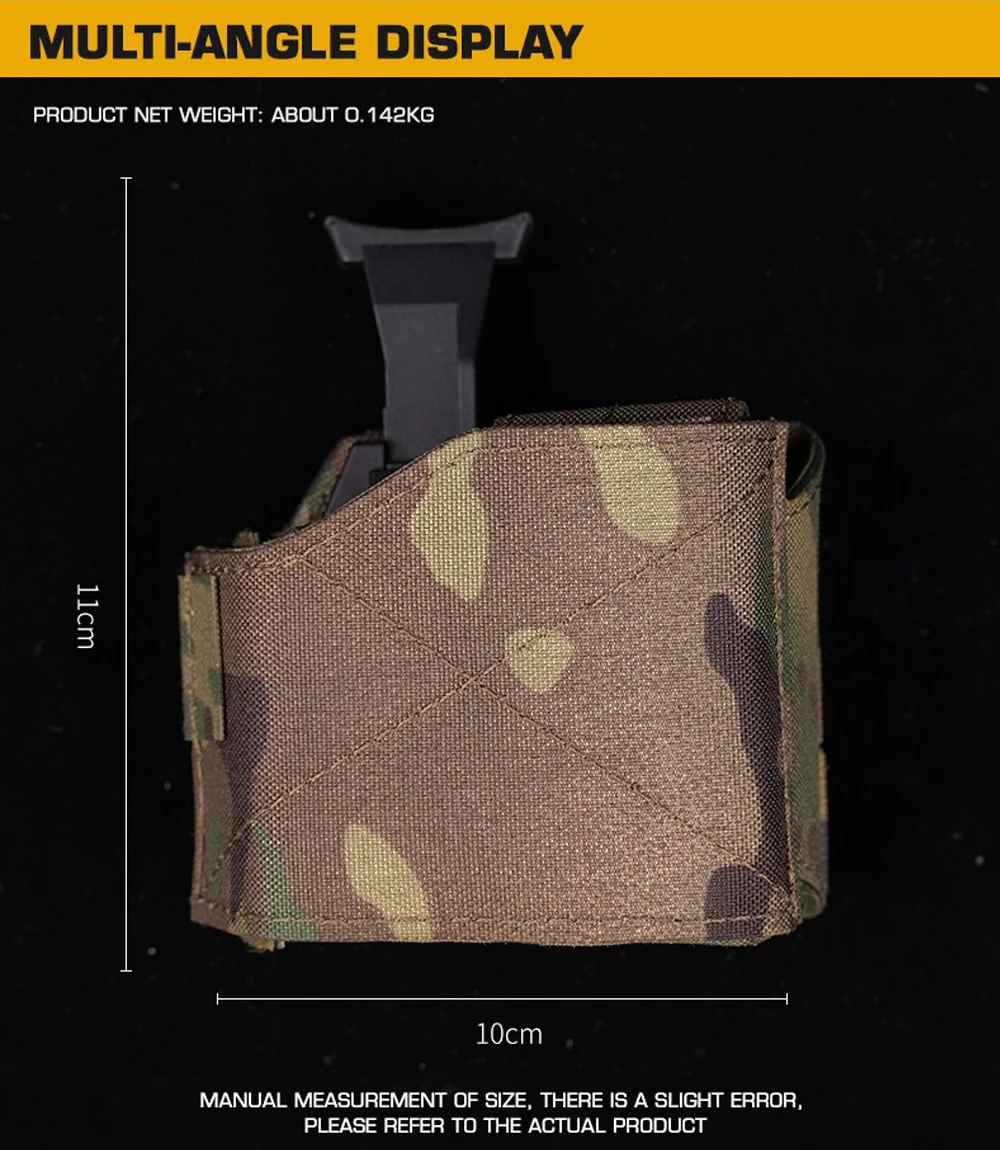 Detalle de montaje MOLLE y correas de sujeción
