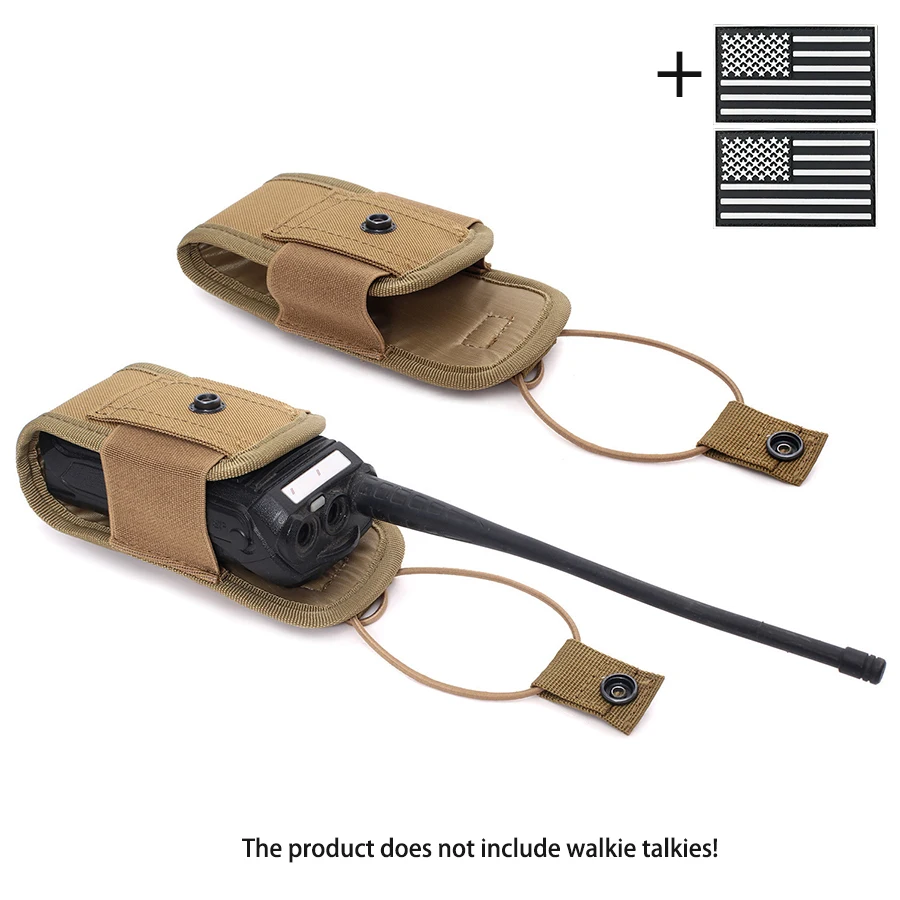 Funda táctica para altavoz aire libre con sujeción MOLLE y riñonera - imagen 2