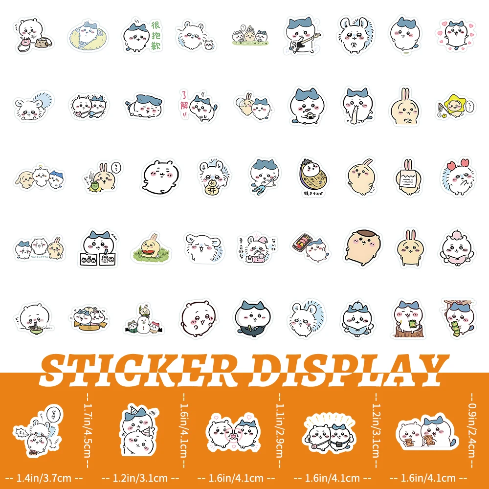 Jiikawa pegatinas kawaii Chiikawa para portátil y papelería infantil - imagen 4