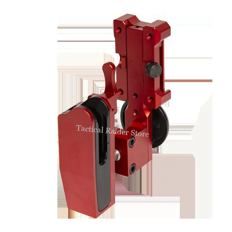 Outdoor Products IPSC funda táctica de cuero roja para pistola - imagen 4