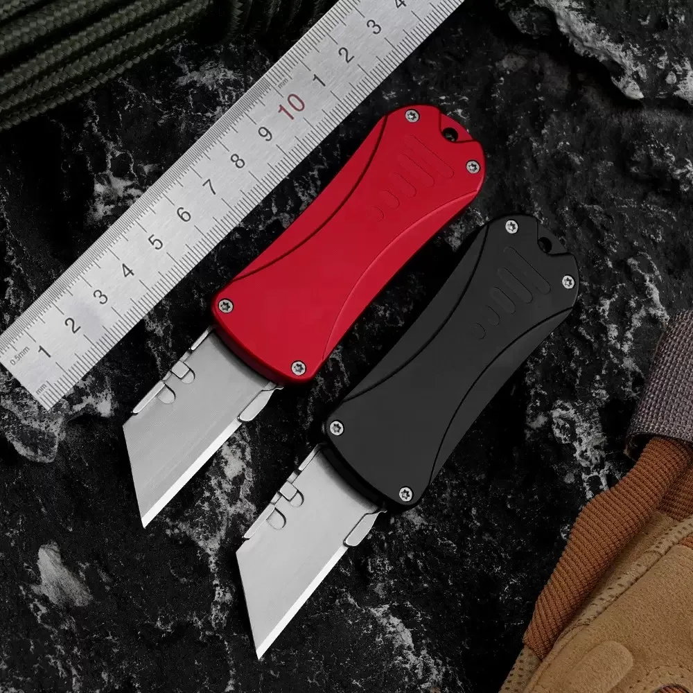 Cuchillo de aleación de aluminio JIANLAI mostrando diseño ergonómico y hoja afilada