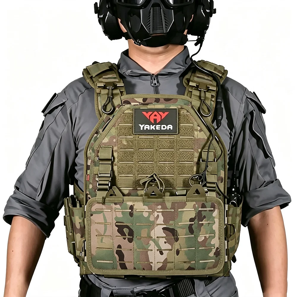 Chaleco Táctico YAKEDA Plate Carrier 6094 Ligero MOLLE Liberación Rápida - imagen 4