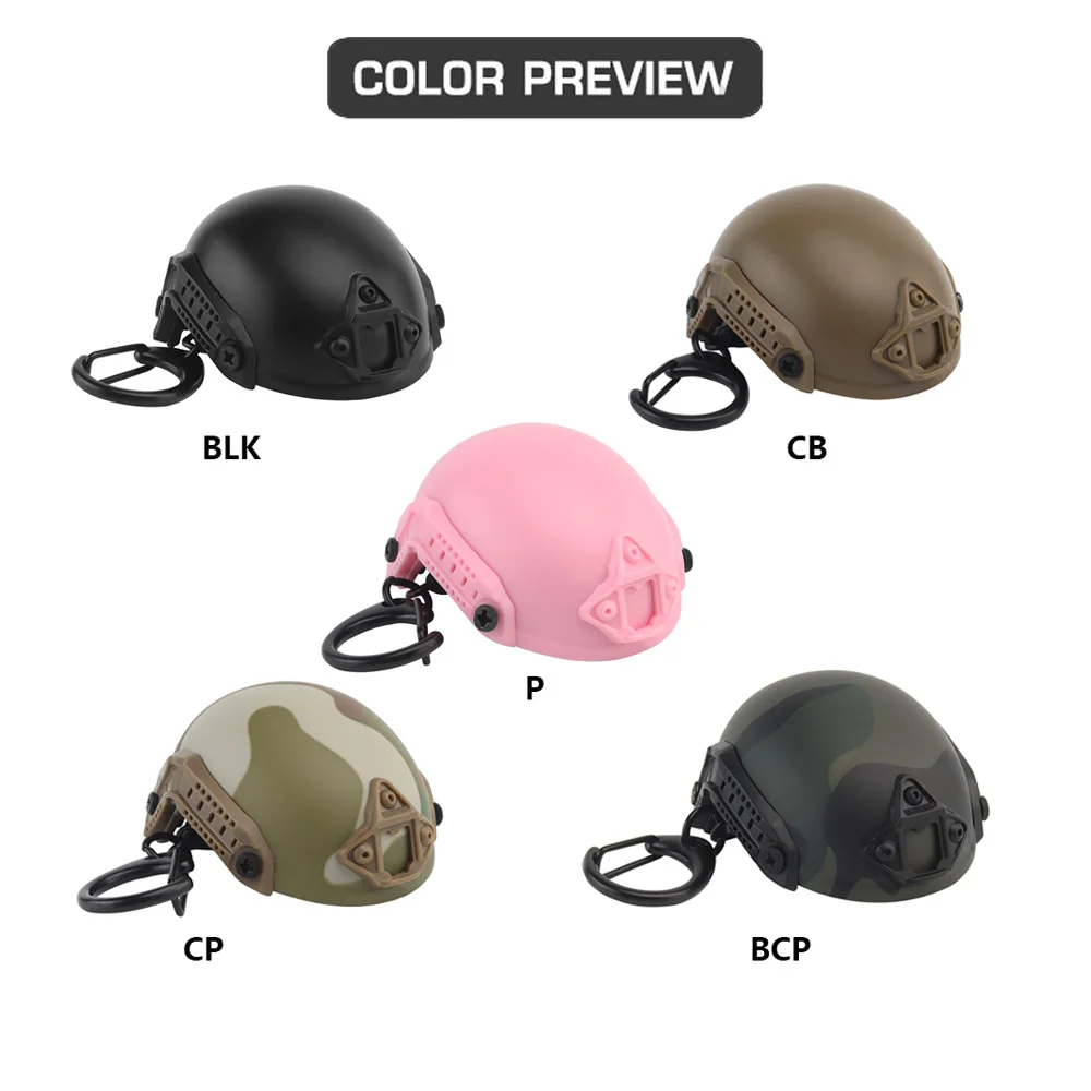 Llavero abrebotellas táctico casco rápido Airsoft - imagen 5