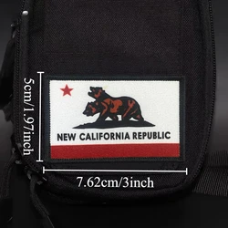 Insignia táctica MOLLE bandera República de California