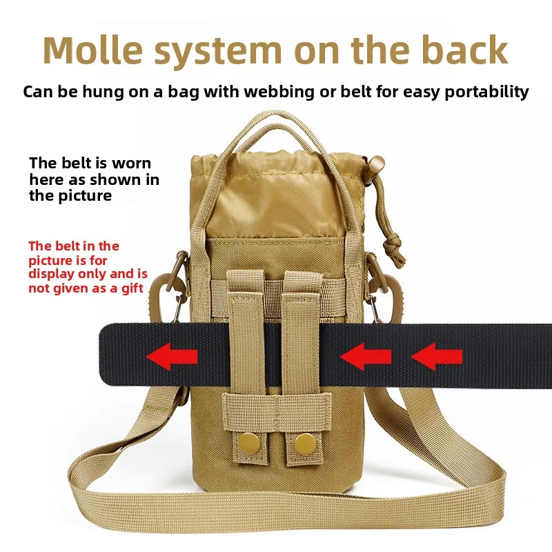 Bolsa táctica impermeable para botella de agua y teléfono cruzada - imagen 3