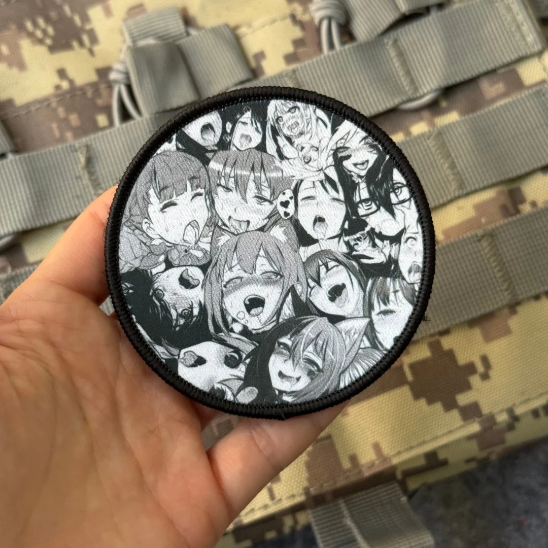 Parche de moral Anime Happy Moments – Insignia táctica para mochila - imagen 3