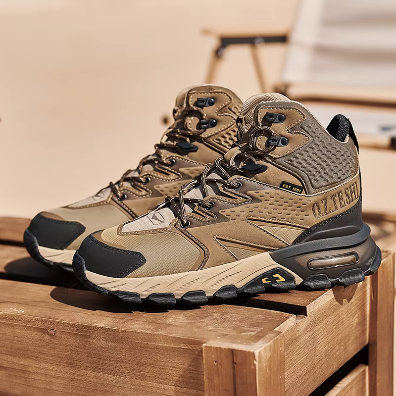 Botas tácticas de cuero impermeables hombre – Desert y montaña - imagen 3