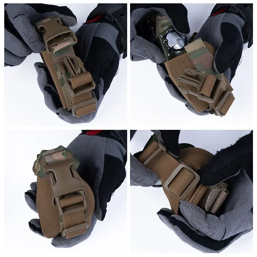 Bolsa táctica para granadas MOLLE riñonera compacta liberación rápida - imagen 2