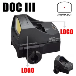 Mira DOC de punto rojo compacta con óptica reflex y retícula