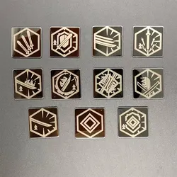 Arknights Parche táctico metálico Operación Blade del Contingency
