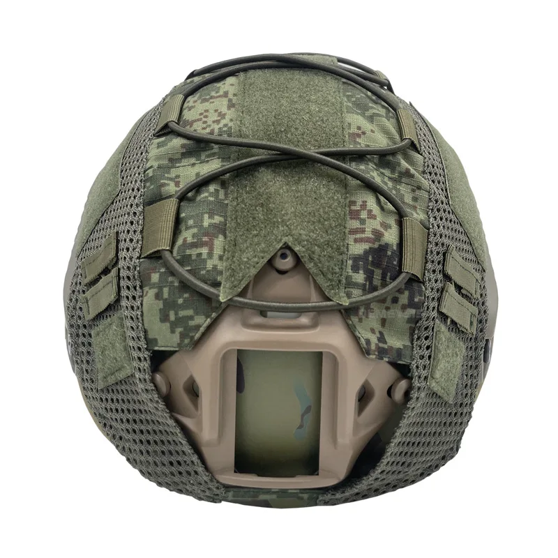Casco táctico ruso de tela camuflaje para equitación y exterior - imagen 2