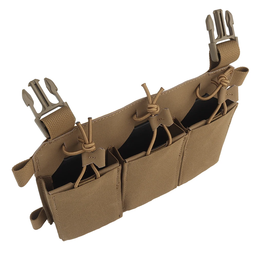 Chaleco táctico MOLLE triple portacargadores 5.56/7.62 - imagen 2