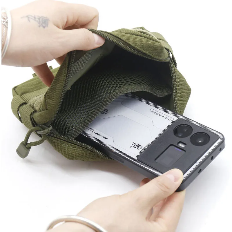 Bolsa táctica MOLLE de nailon para accesorios EDC – organizador - imagen 4