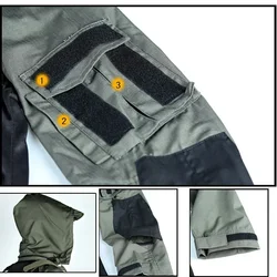 Sudadera táctica con capucha camuflaje ripstop resistente desgaste