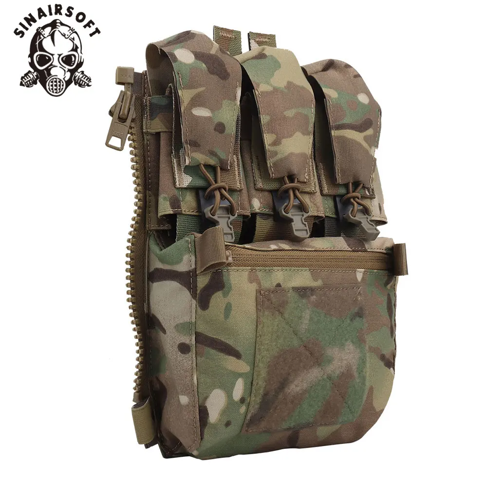 V5 PC Bolsa porta placas trasera expansible en nylon YKK - imagen 4