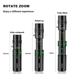 Telescopio monocular zoom HD largo alcance para observación aves