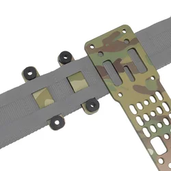 Adaptador funda táctica QLS metal con plataforma pierna caza