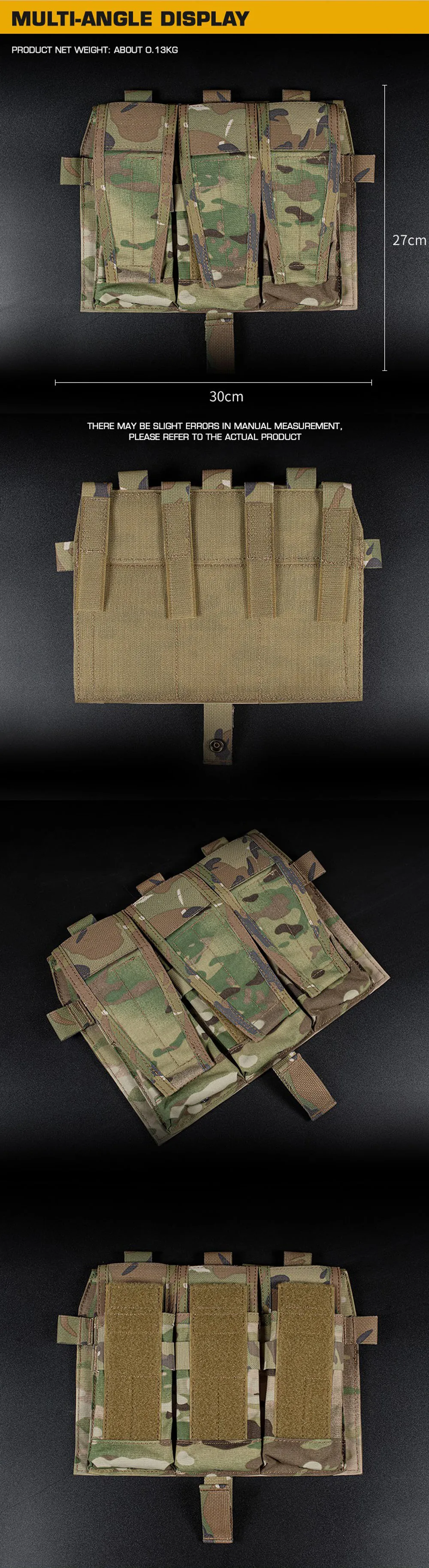 Detalle del tejido Cordura de la bolsa táctica