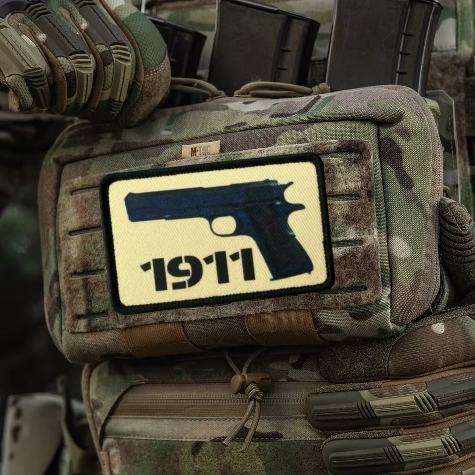 Parche morale pistola velcro LET'S GO – Insignia táctica MOLLE - imagen 5