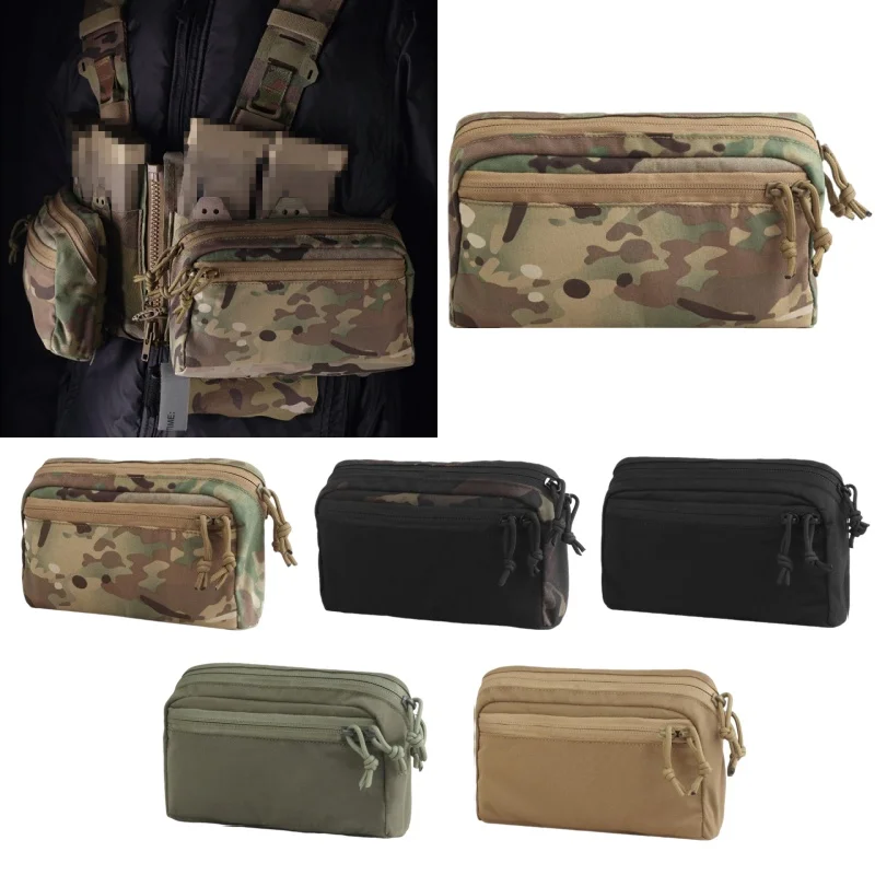 Bolsa táctica MOLLE GP horizontal expandible doble cremallera - imagen 5