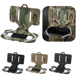 Soporte táctico para teléfono Molle EDC plegable, montaje pecho