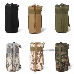 Bolsa táctica MOLLE porta cantimplora y herramientas
