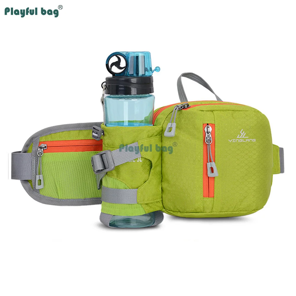 Riñonera de hidratación ligera con botella y funda móvil, unisex - imagen 4