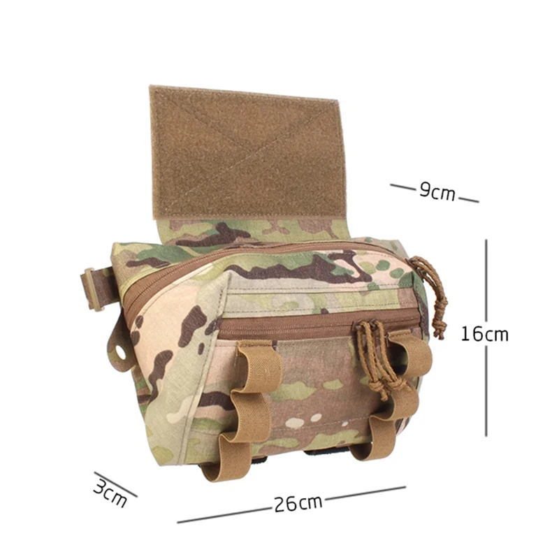 Bolsa táctica tipo lonchera en nylon